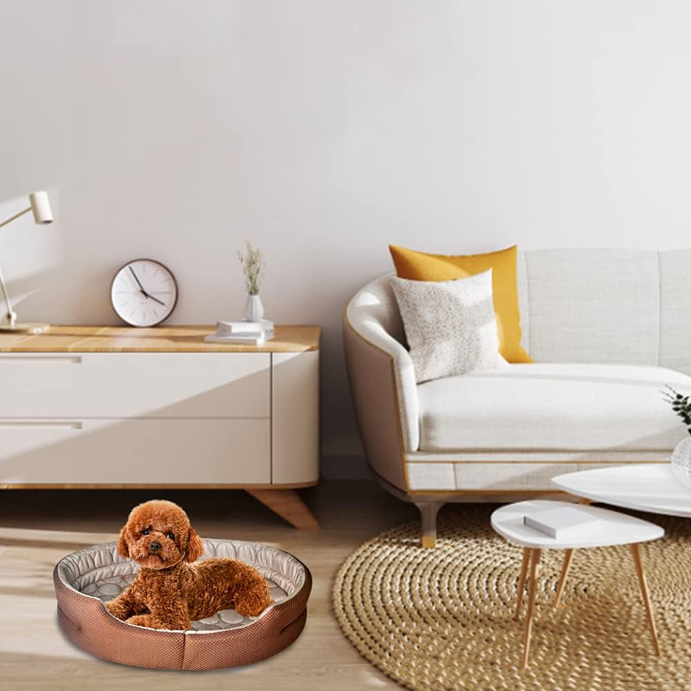 Cooling Cat Beds for Indoor Cats Small Dog Bed, Pet Cooling Bed Machine Washable Puppy Bed Breathable Pet Cooling Mat